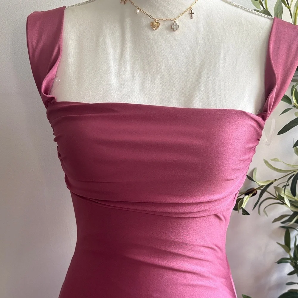Windsor Mauve Mini Dress - Picture 4 of 5